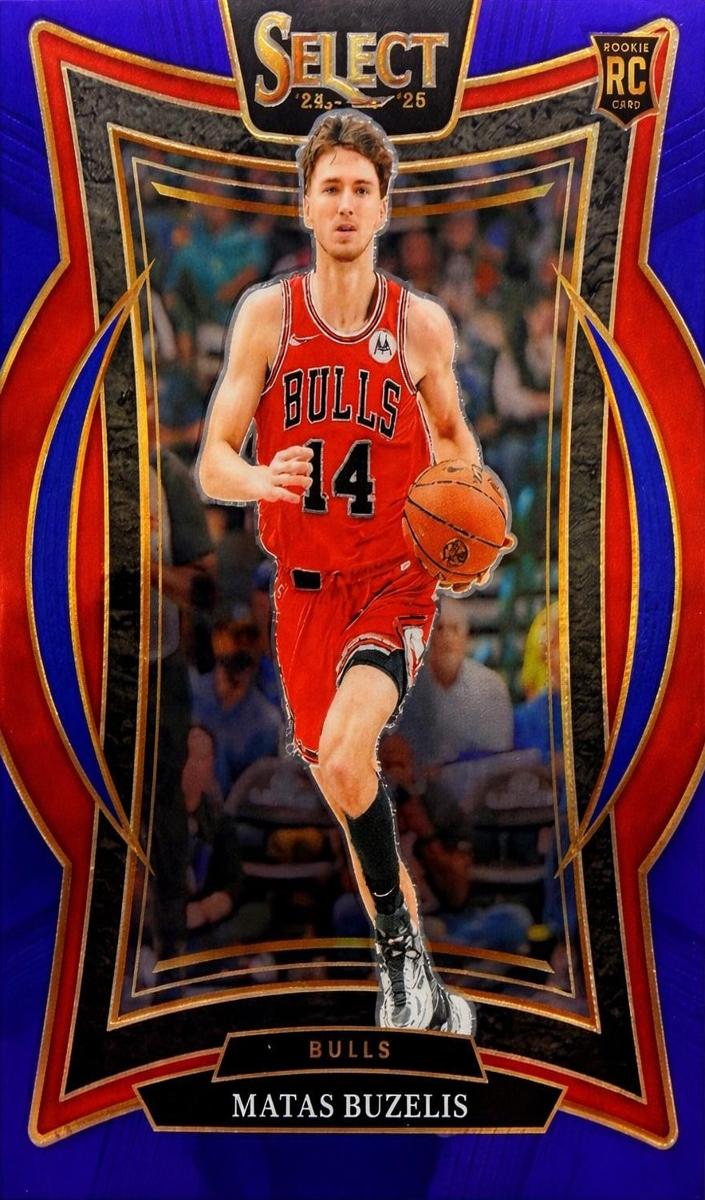 2024 Panini Select Basketball Blue Matas Buzelis #70