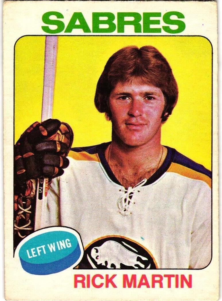 1975 O-Pee-Chee Hockey Rick Martin #175