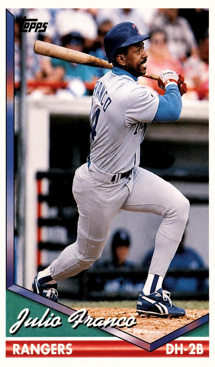 1994 Topps Baseball Julio Franco #260