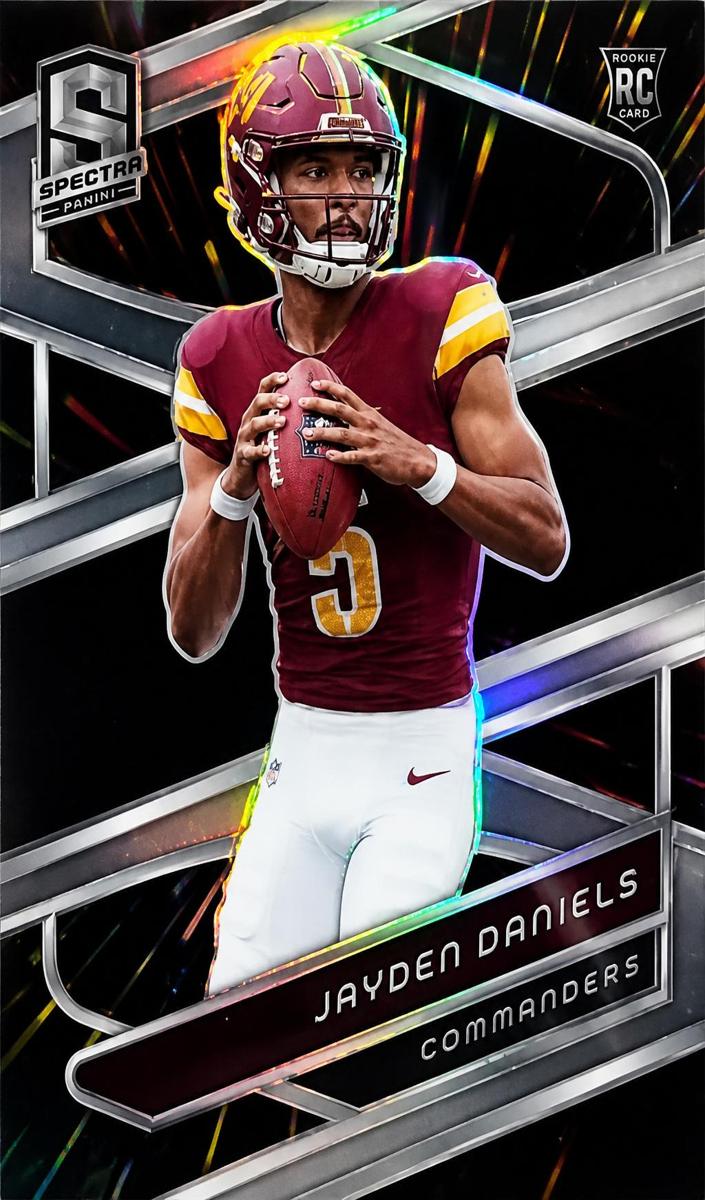 2024 Panini Spectra Football Hyper Jayden Daniels #2 PSA 10