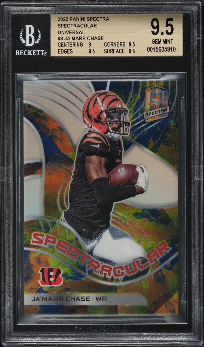 2022 Panini Spectra Football Universal Ja'Marr Chase #SPEC-JCH BGS 9.5