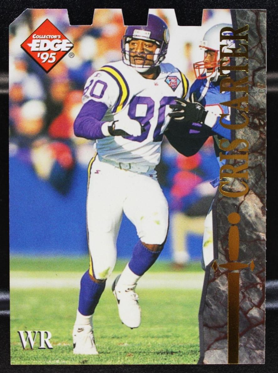 1995 Collector's Edge Excalibur Football Die-Cut Cris Carter #119
