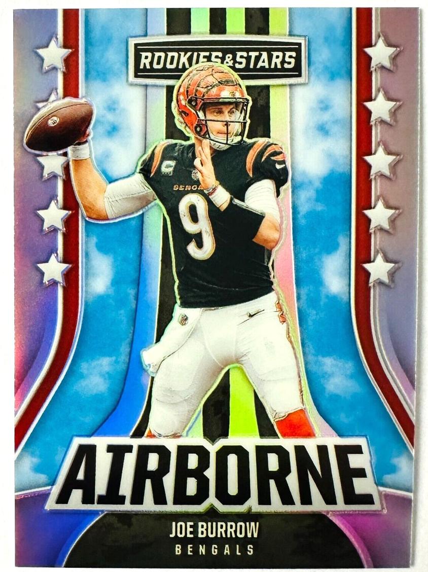 2023 Panini Rookies & Stars Football Silver Joe Burrow #AI-7 PSA 9