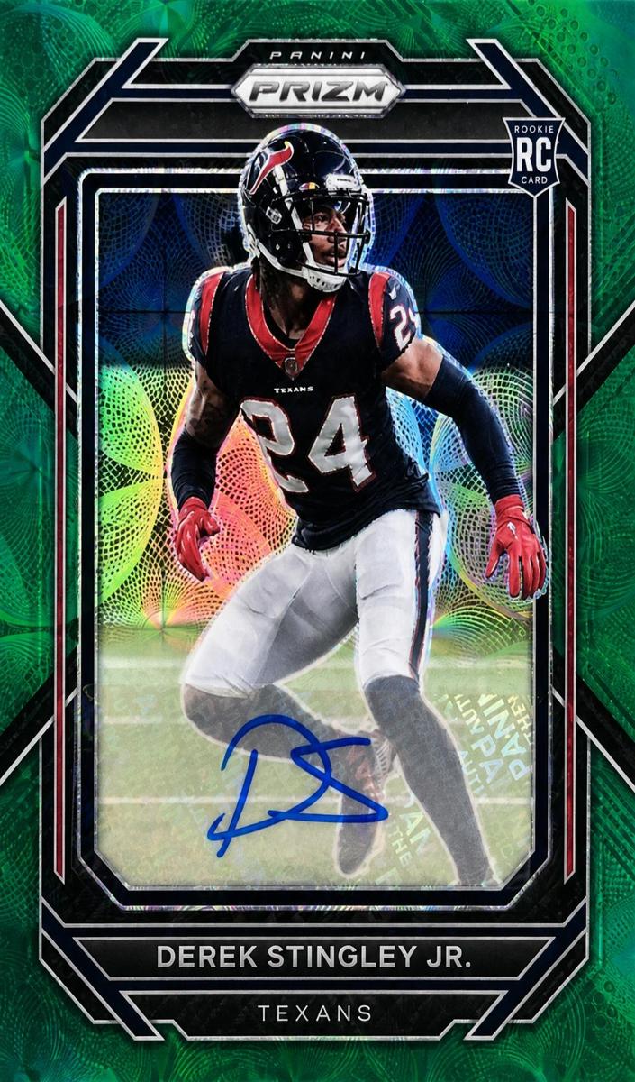 2022 Panini Prizm Football Green Scope Derek Stingley Jr. #369