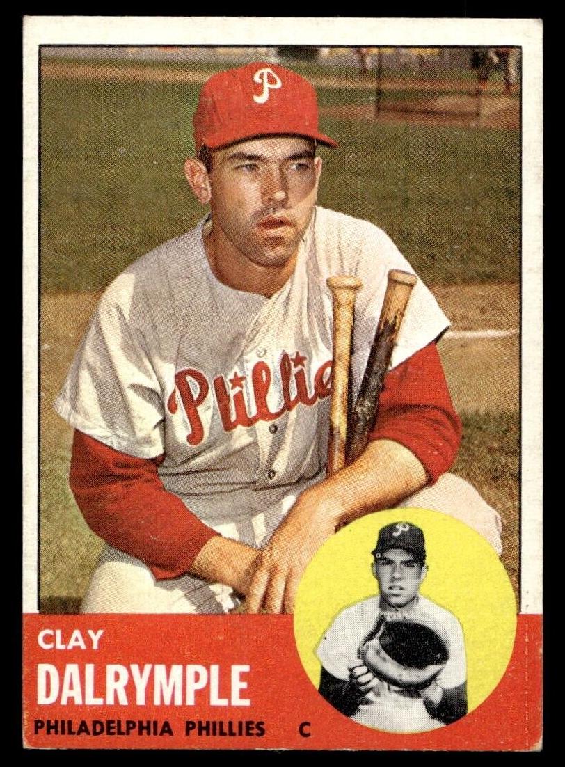 1963 Topps Baseball Clay Dalrymple #192