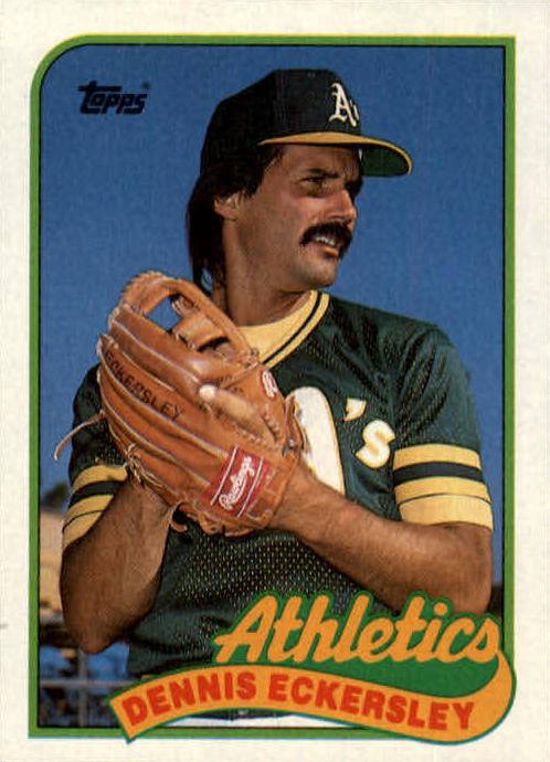 1989 Topps Baseball Dennis Eckersley #370