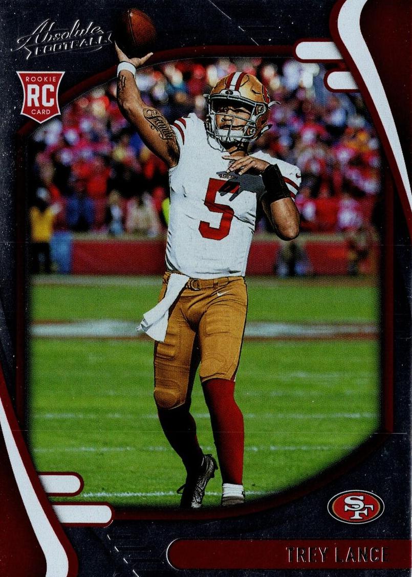 2021 Panini Absolute Football Trey Lance #103 PSA 9