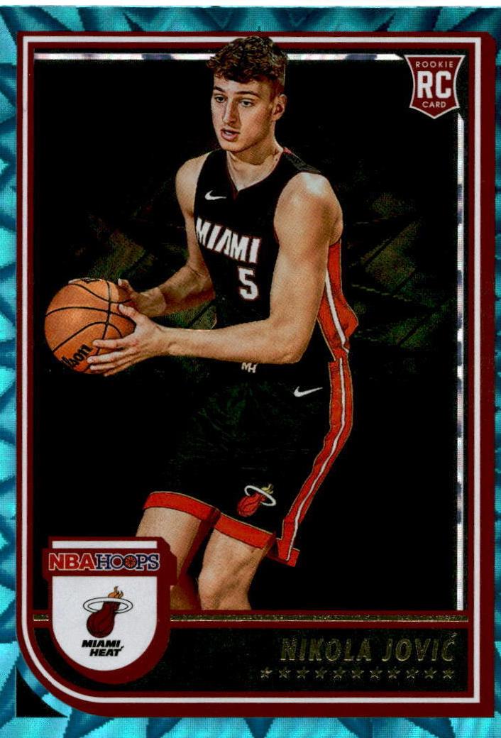 2022 Panini Hoops Basketball Teal Explosion Nikola Jovic #256