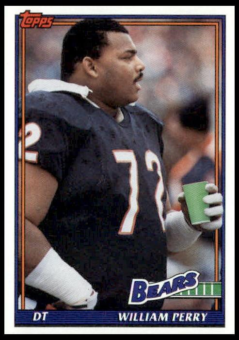 1991 Topps Football William Perry #161 PSA 9