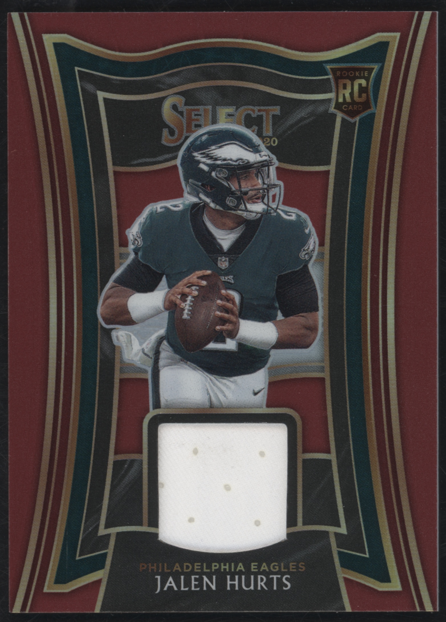 2020 Panini Select Football Red Jalen Hurts #RS-JHU PSA 8