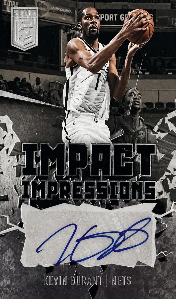 2021 Donruss Elite Basketball Kevin Durant #II-KDU PSA 8.5