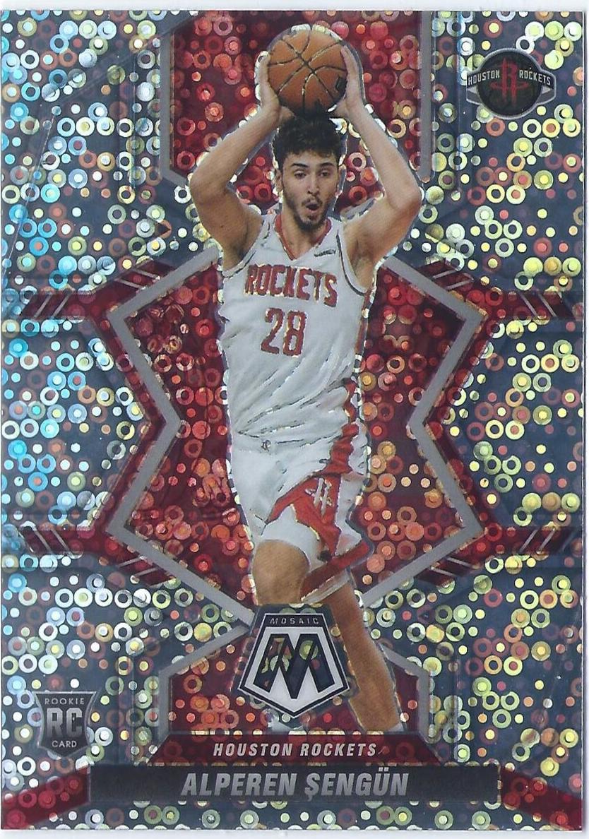 2021 Panini Mosaic Basketball Fast Break Silver Alperen Sengun #218