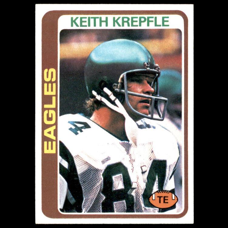 1978 Topps Football Keith Krepfle #216 PSA 9