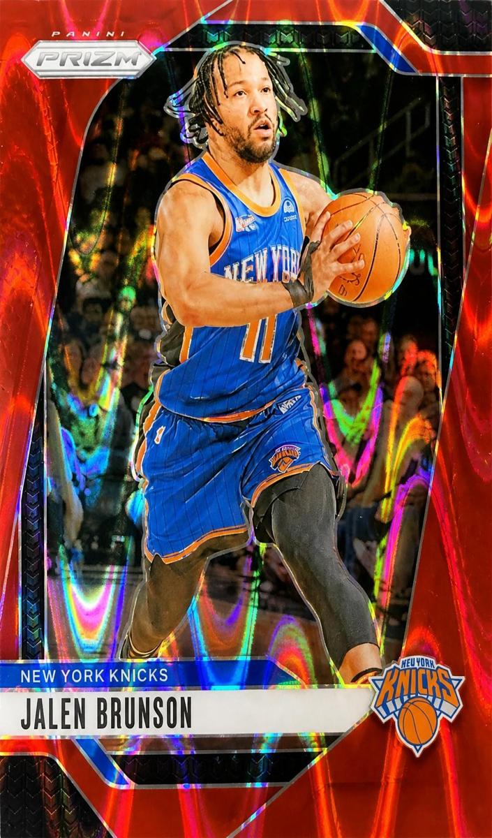2024 Panini Prizm Basketball Red Seismic Jalen Brunson #217