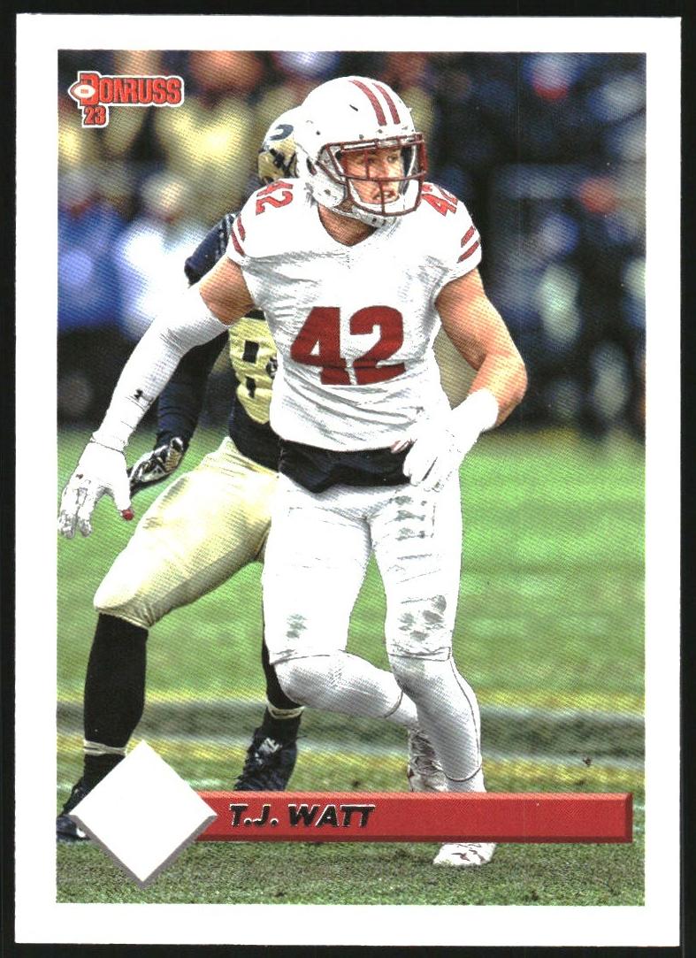 2023 Panini Chronicles Draft Picks Football Base T.J. Watt #22 CGC 8.5