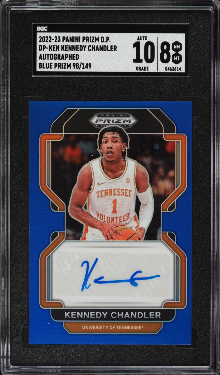 2022 Panini Prizm Draft Picks Basketball Blue Kennedy Chandler #DP-KEN