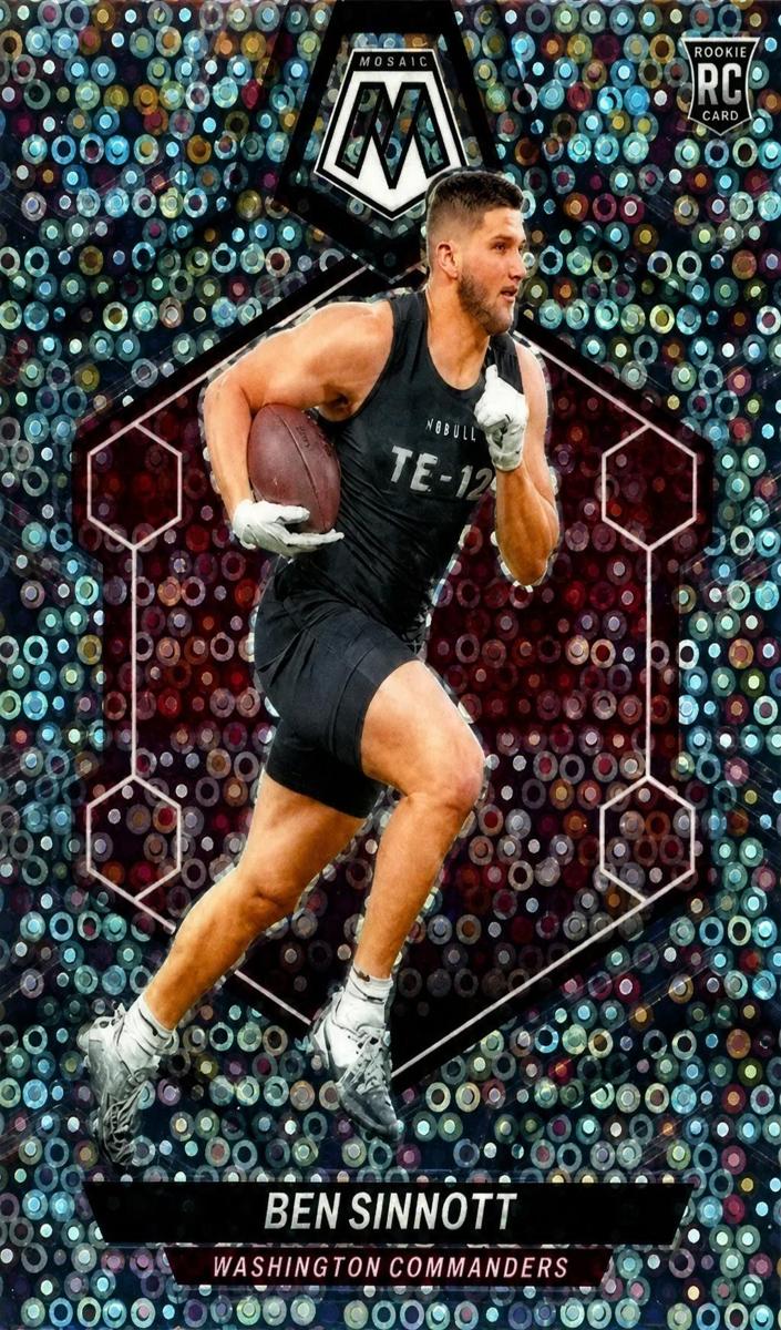 2024 Panini Mosaic Football No Huddle Silver Ben Sinnott #351