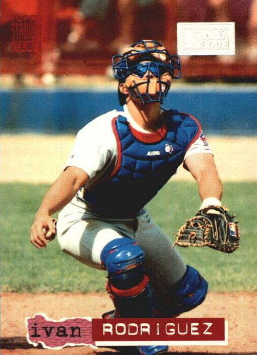 1994 Topps Stadium Club Baseball First Day Issue Ivan Rodriguez #116