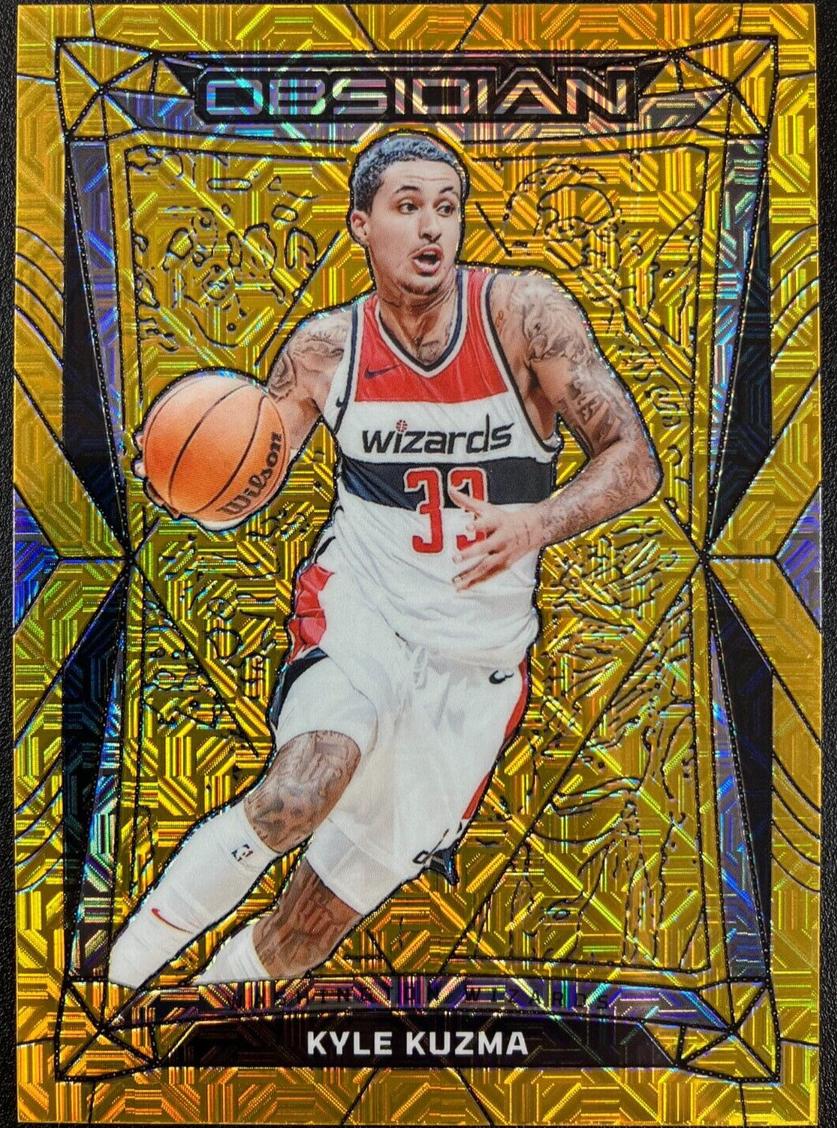 2023 Panini Obsidian Basketball Electric Etch Molten Mojo Kyle Kuzma #17