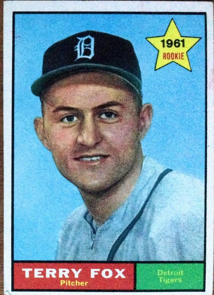1961 Topps Baseball Terry Fox #459