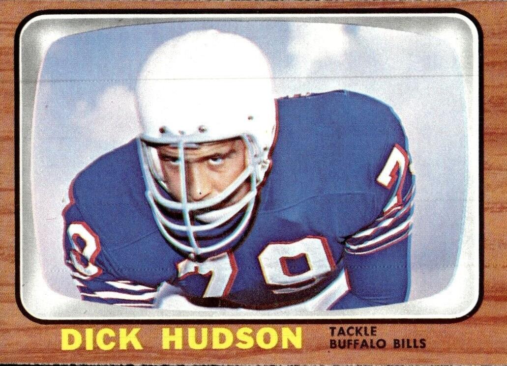 1966 Topps Football Dick Hudson #25
