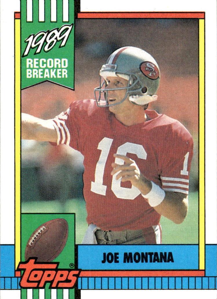 1990 Topps Football Joe Montana #1