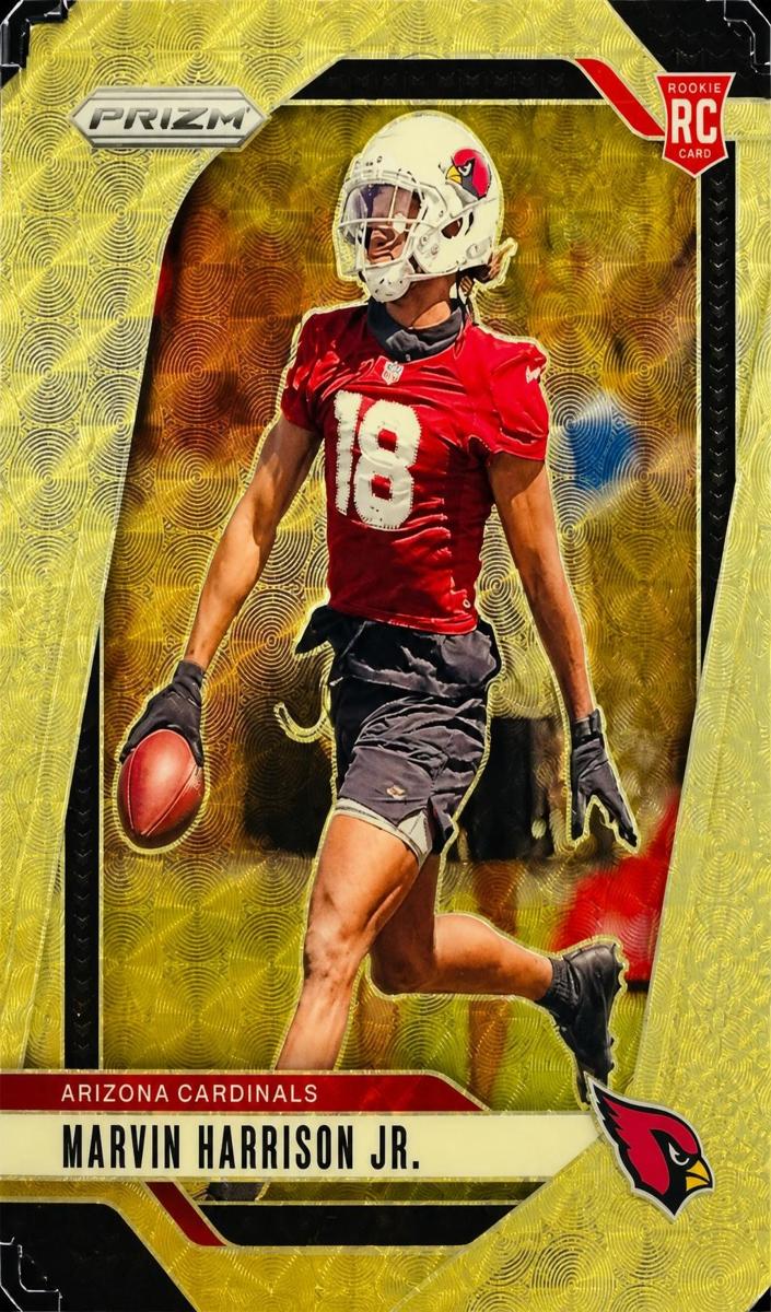 2024 Panini Prizm Football Gold Vinyl Marvin Harrison Jr. #375