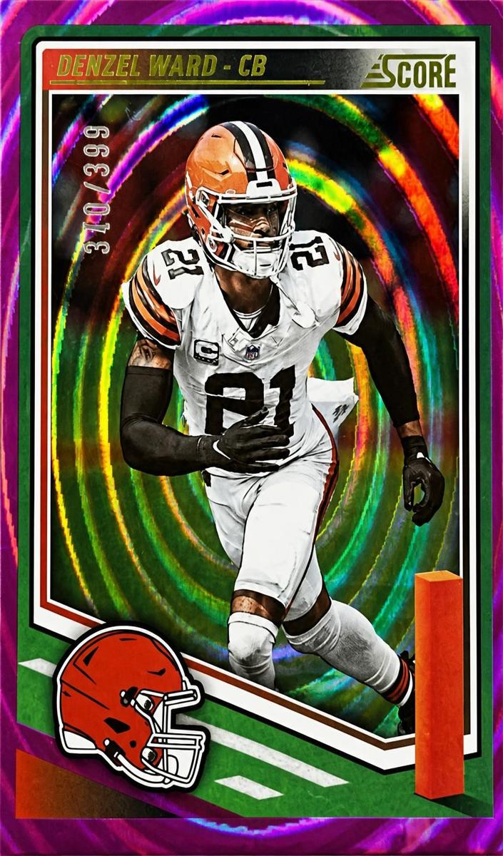 2025 Panini Score Football Ellipse Denzel Ward #174