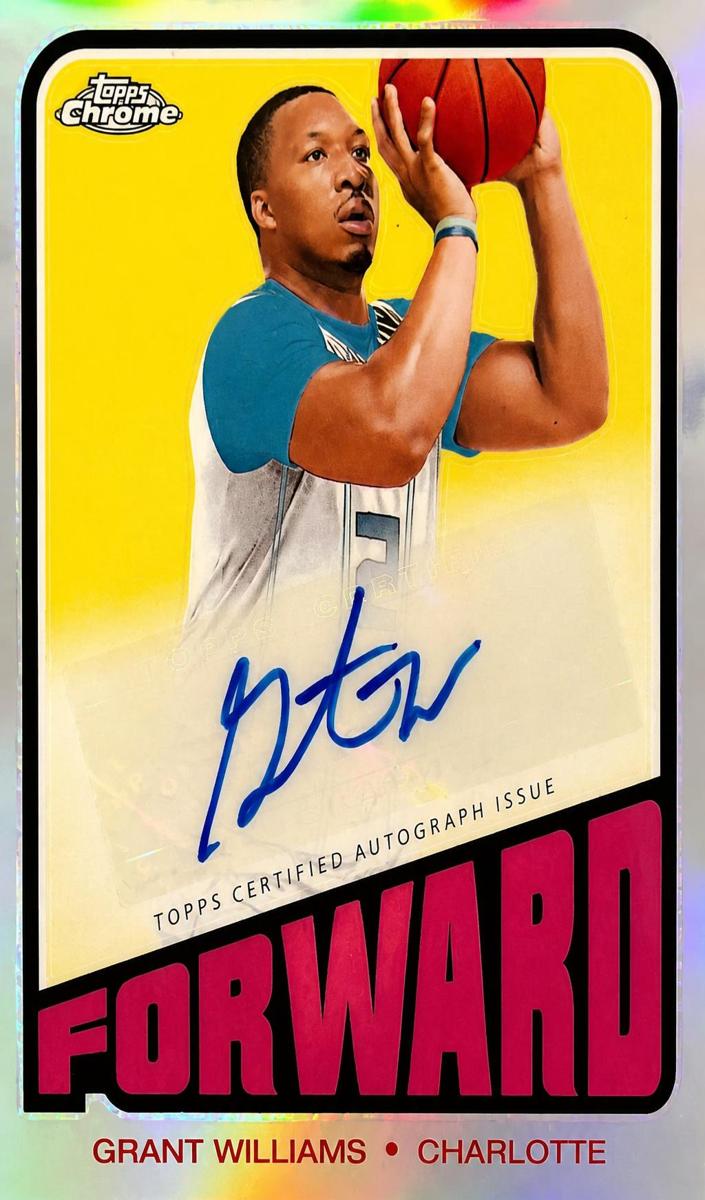 2023 Topps Chrome Basketball Refractor Grant Williams #TA-GW