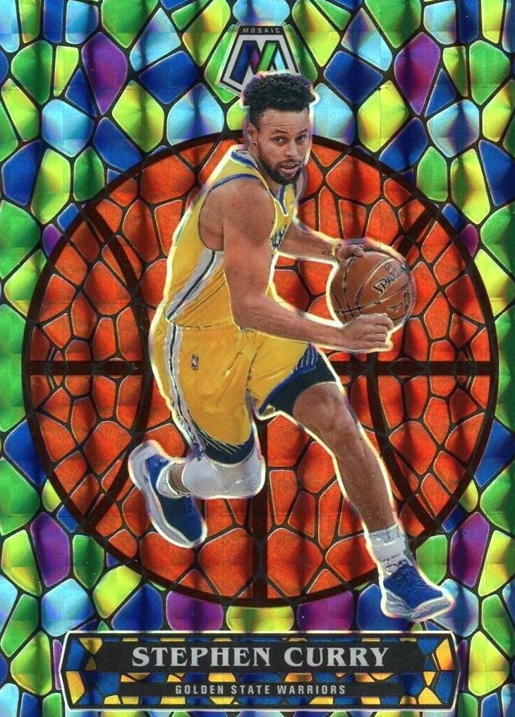 2020 Panini Mosaic Basketball Stephen Curry #4 PSA 10