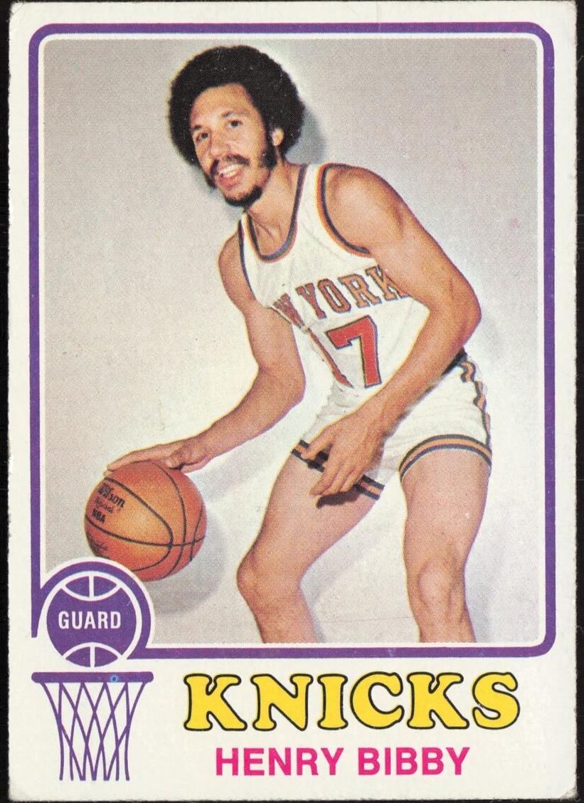 1973 Topps Basketball Henry Bibby #48 PSA 7