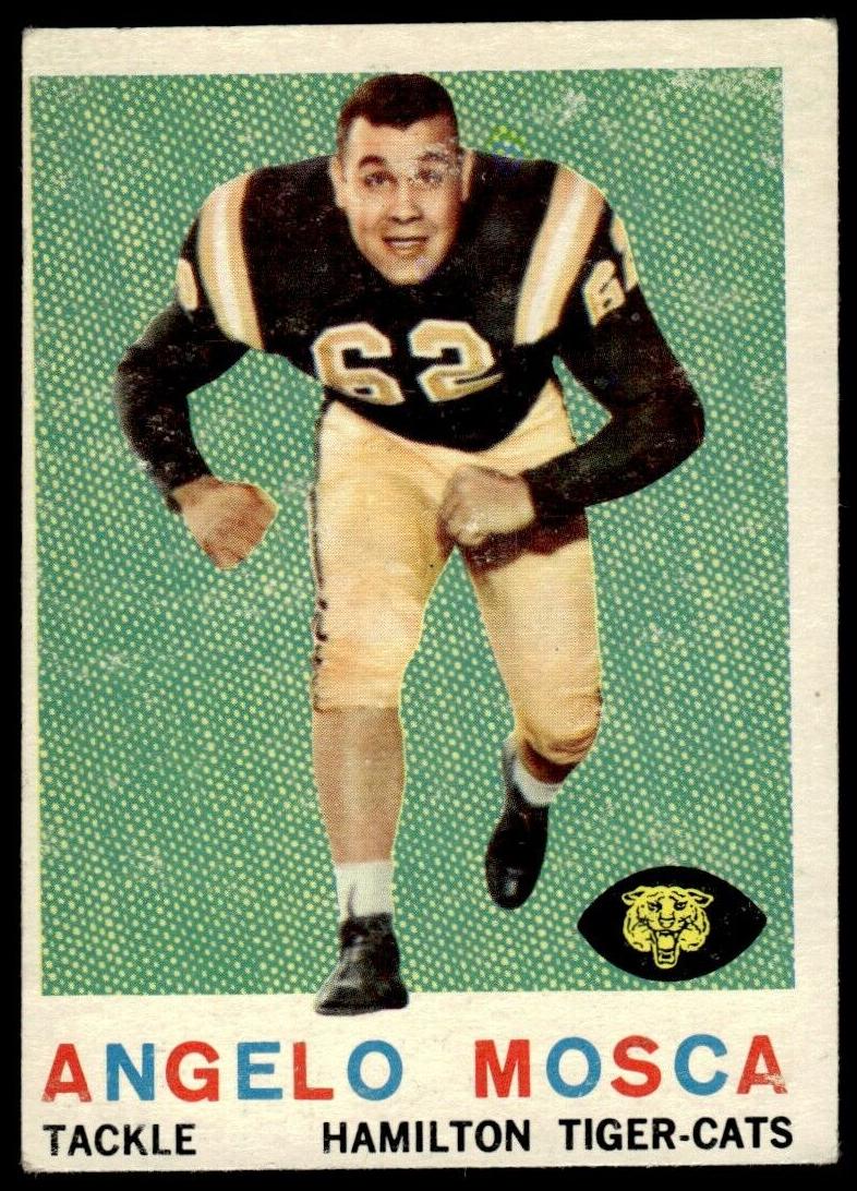 1959 Topps CFL Football Angelo Mosca #72