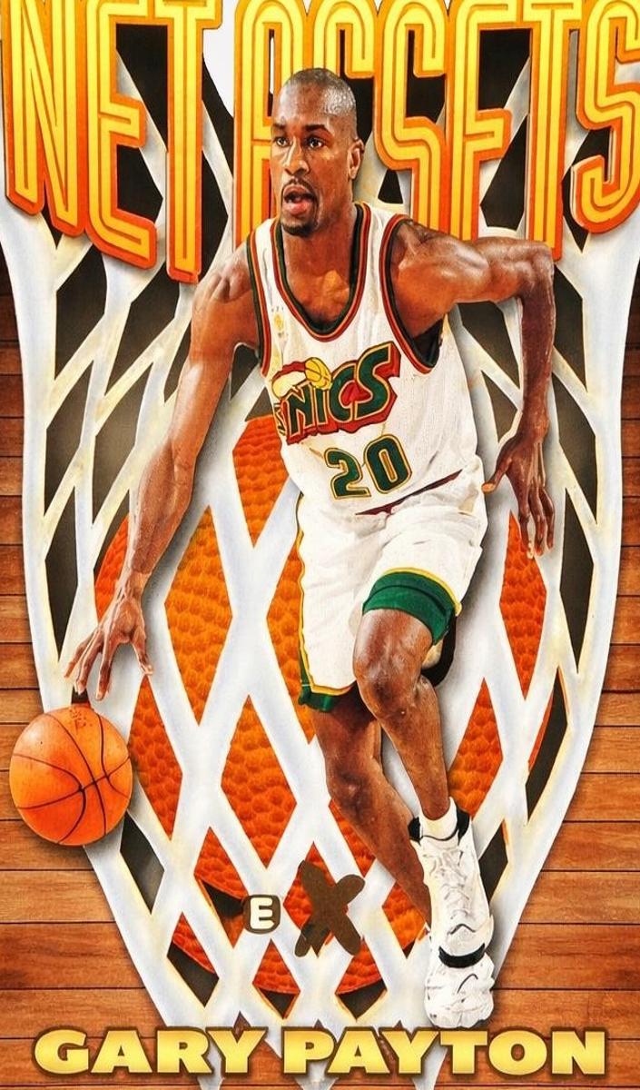 1996 Skybox E-X2000 Basketball Gary Payton #14