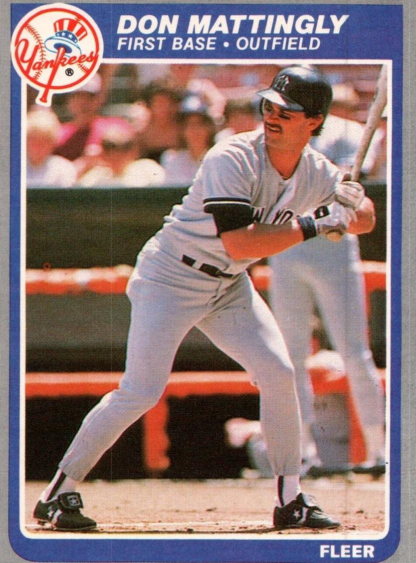 1985 Fleer Baseball Don Mattingly #133 PSA 9