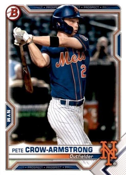 2021 Bowman Baseball Pete Crow-Armstrong #BP-22 PSA 9