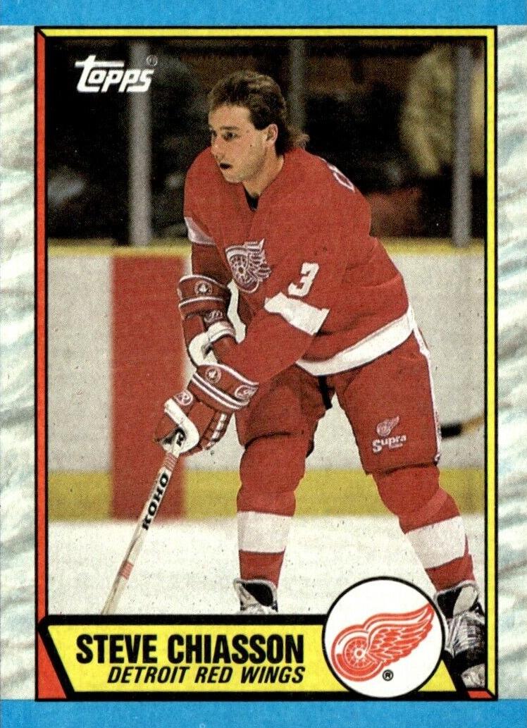 1989 Topps Hockey Steve Chiasson #164 PSA 7.5
