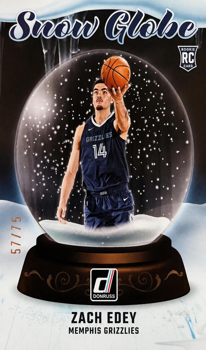2024 Panini Donruss Basketball Blue Winter Zach Edey #29