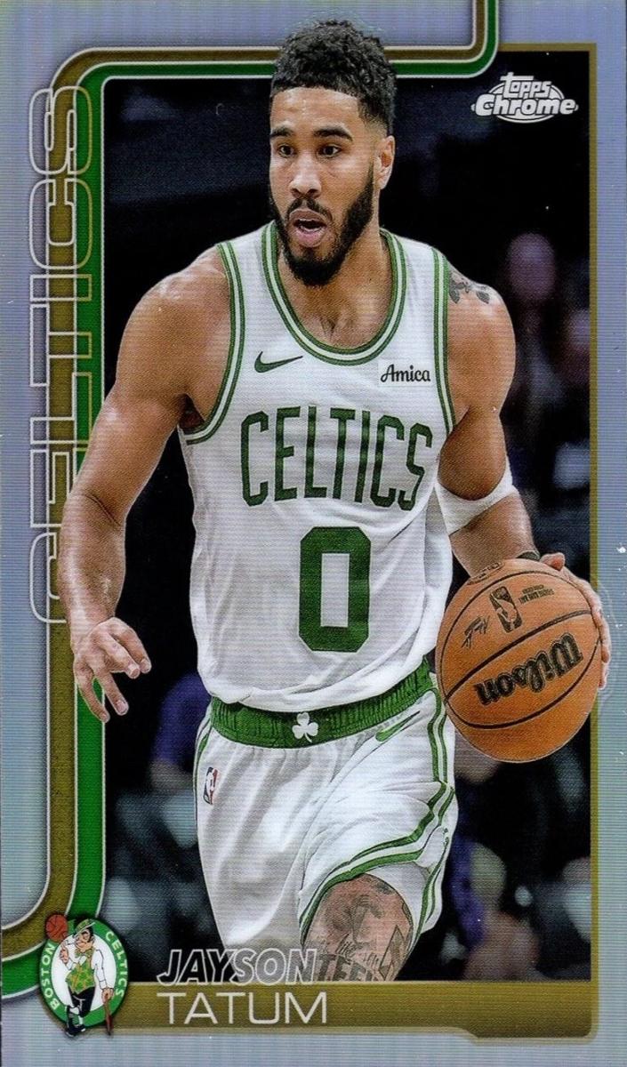 2025 Topps Chrome Basketball Refractor Jayson Tatum #49