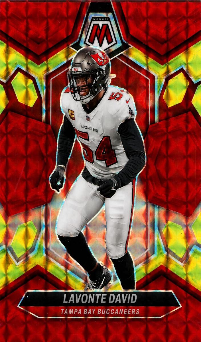 2024 Panini Mosaic Football Choice Fusion Red and Yellow Lavonte David #209