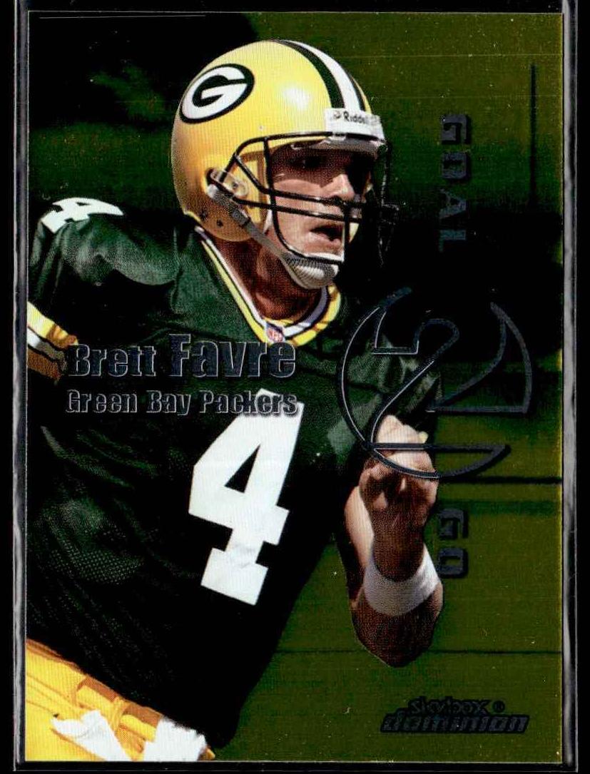 1999 Skybox Dominion Football Brett Favre / Jake Plummer #2 GTG