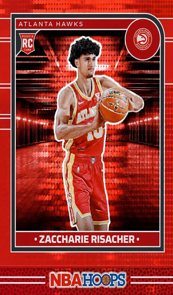 2024 Panini Hoops Basketball Premium Red Pulsar Zaccharie Risacher #231
