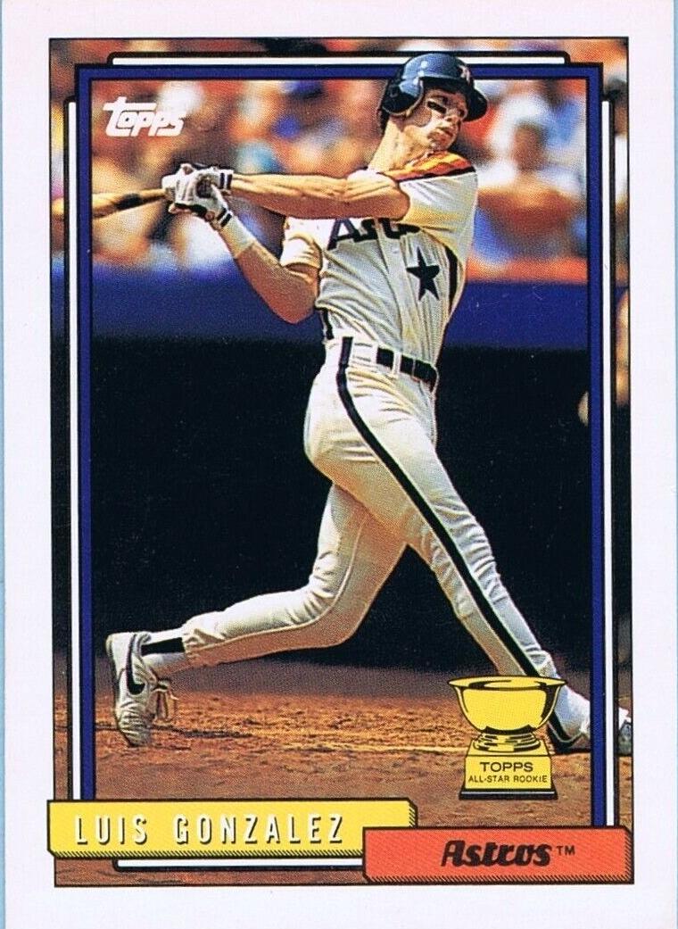 1992 Topps Baseball Luis Gonzalez #12