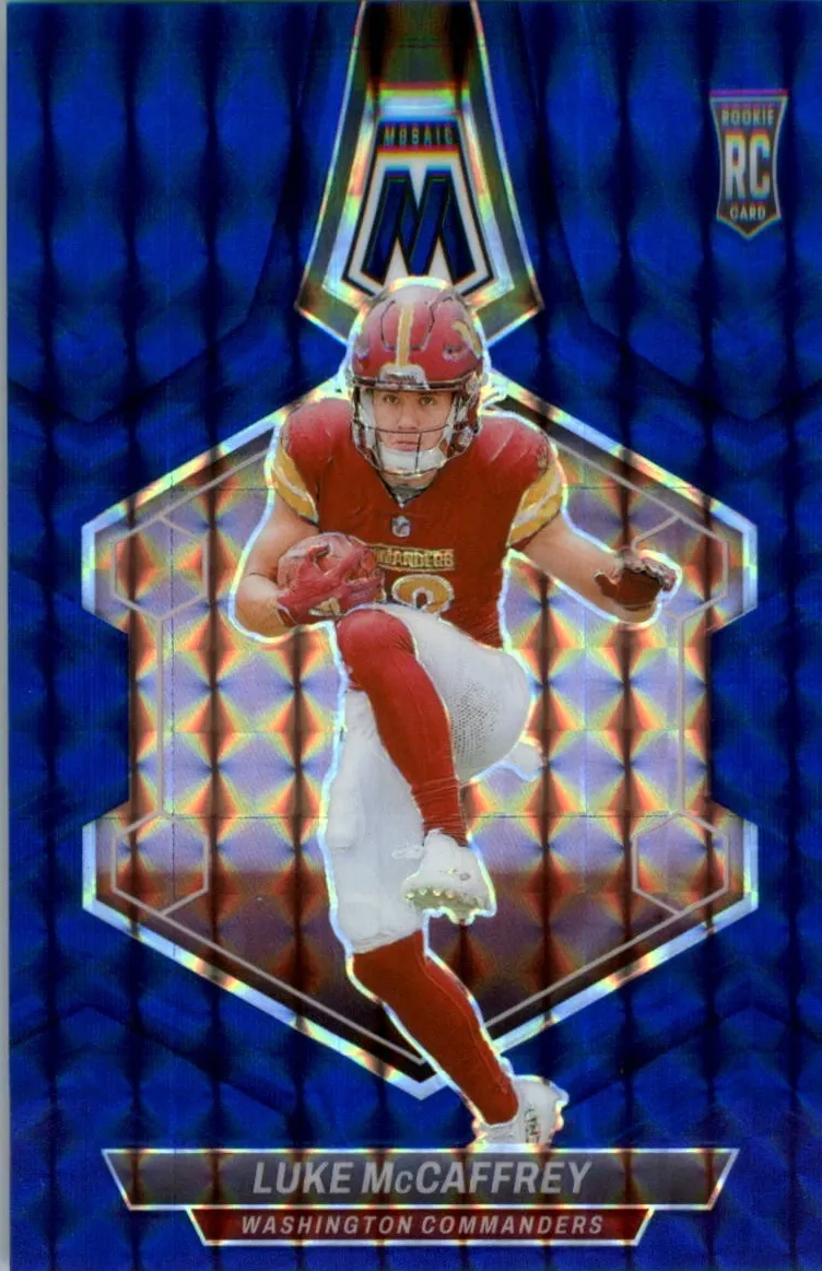 2024 Panini Mosaic Football Blue Luke McCaffrey #376