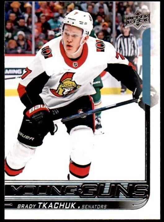 2018 Upper Deck Hockey Brady Tkachuk #499