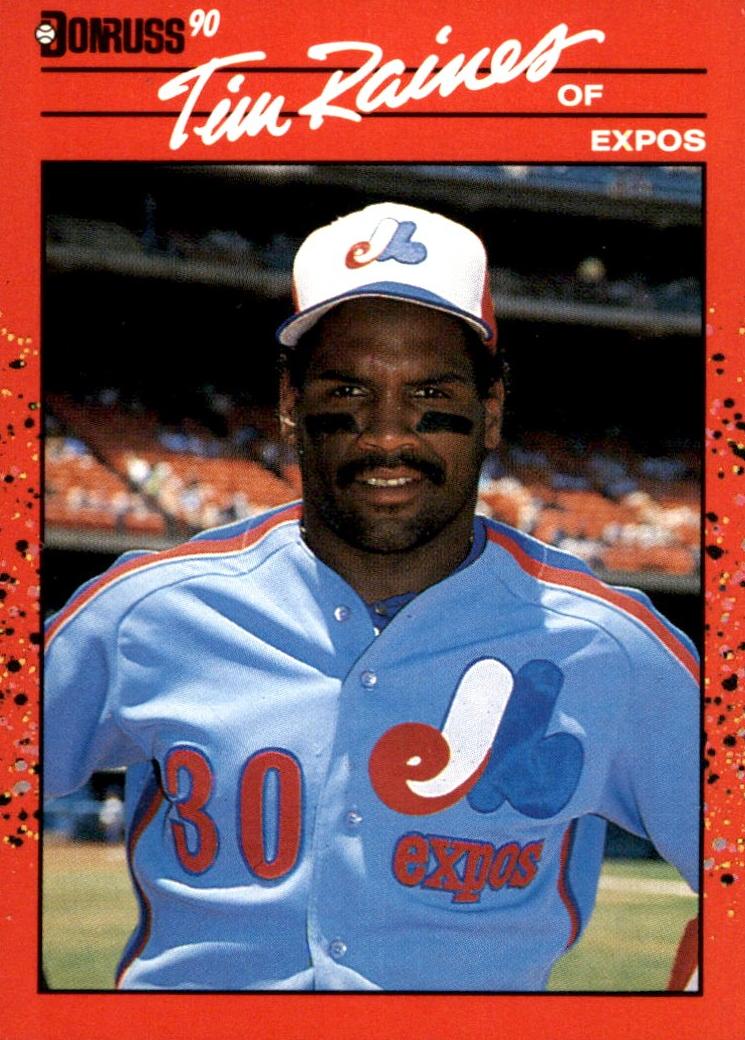 1990 Donruss Baseball Tim Raines #216