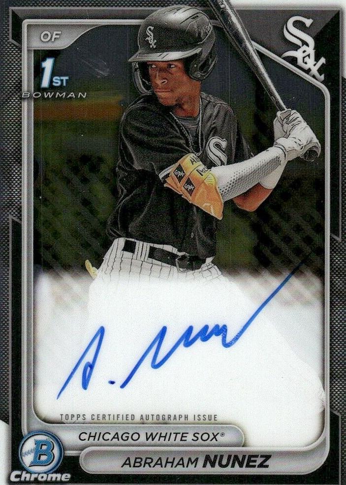 2024 Bowman Chrome Baseball Abraham Nunez #CPA-ANZ