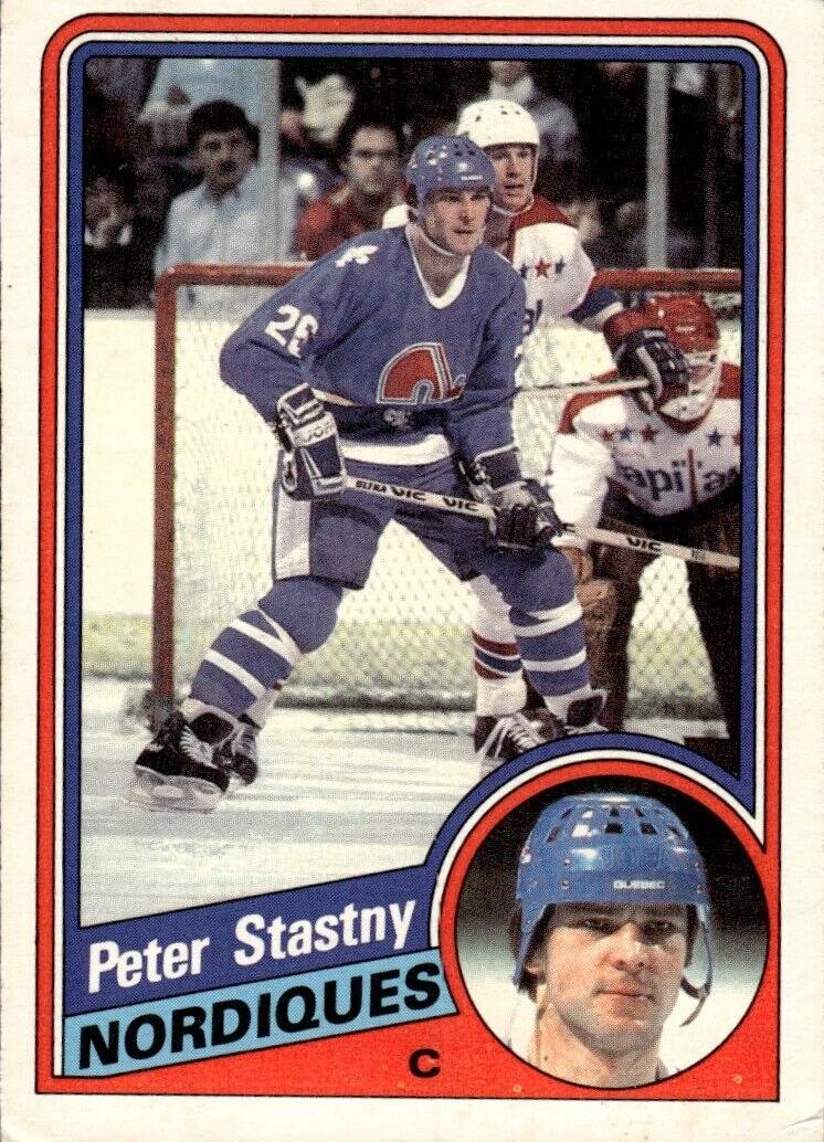 1984 O-Pee-Chee Hockey Peter Stastny #293 PSA 9