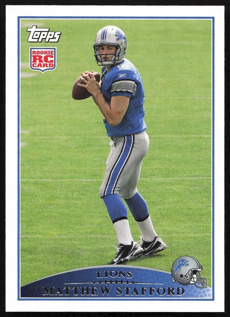 2009 Topps Football Base - No Helmet Matthew Stafford #430