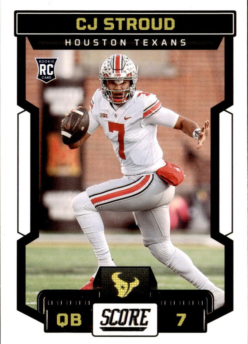2023 Panini Score Football Gold C.J. Stroud #302 SGC 10