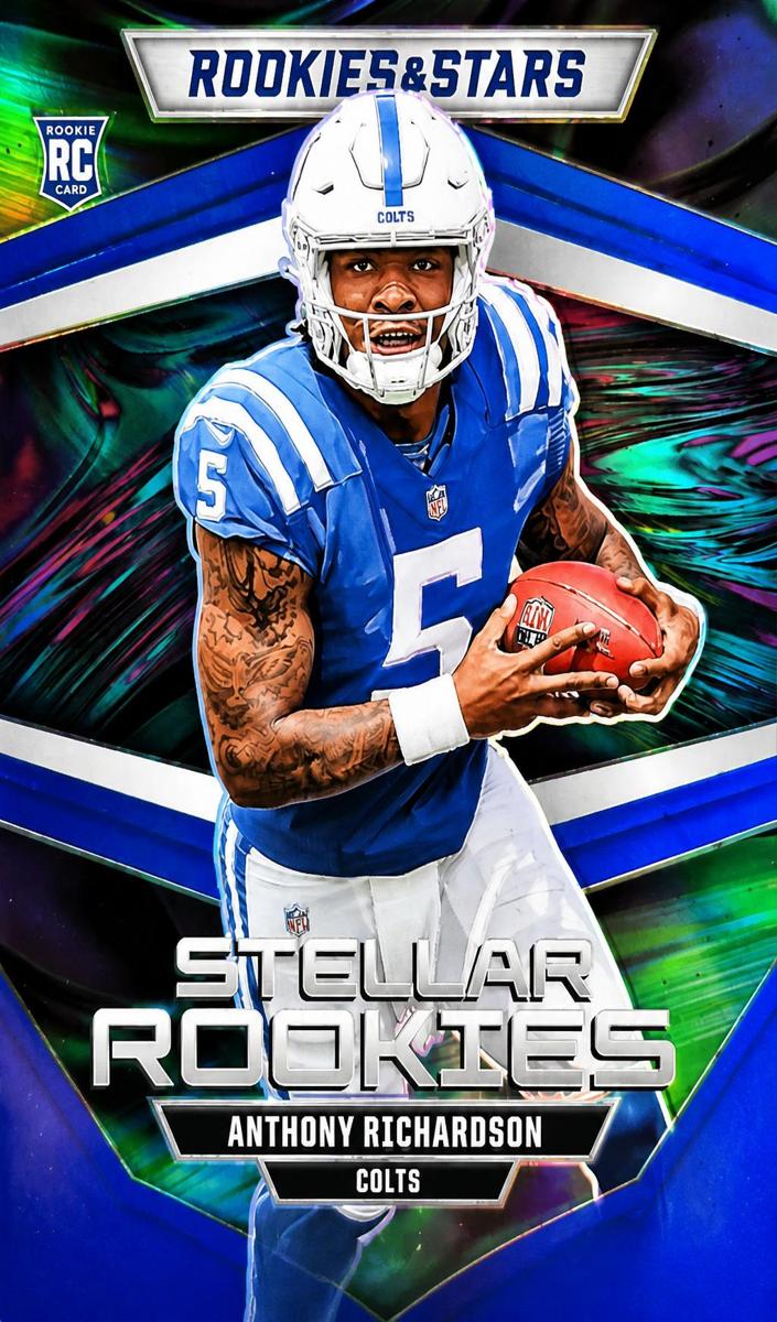 2023 Panini Rookies & Stars Football Blue Anthony Richardson #SR-6 PSA 7